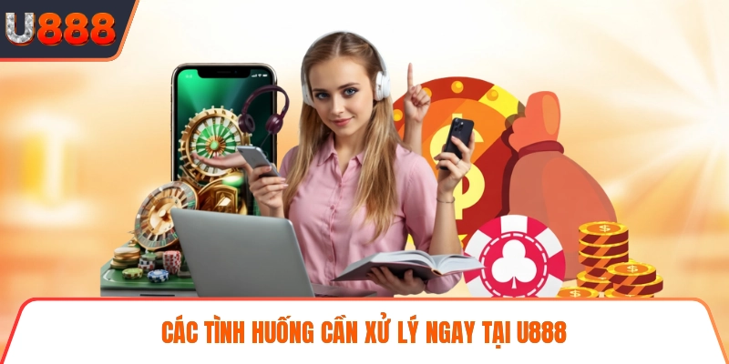 Các tình huống cần xử lý ngay tại U888