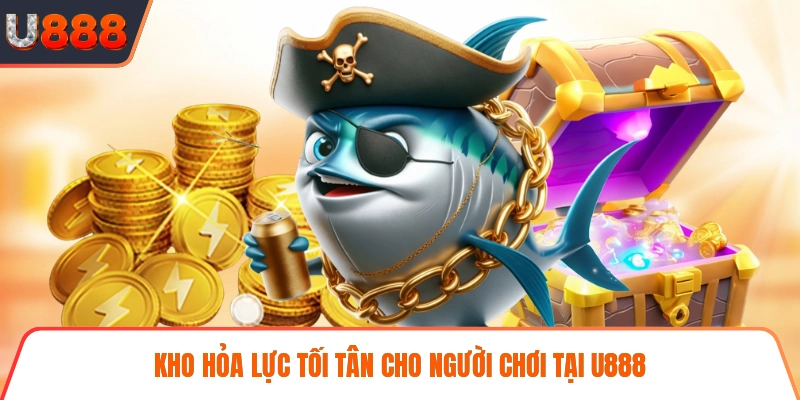 Kho hỏa lực tối tân cho người chơi tại U888